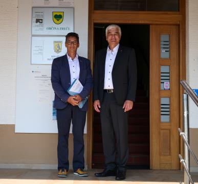 Varuh človekovih pravic Peter Svetina in župan mag. Boris Podvršnik